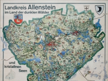 Exponat-Landkarte-Landkreis-Allenstein-1955