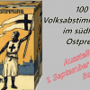 100 Jahre Volksabstimmung