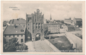 Allenstein - Hohes Tor - Postkarte aus dem Jahr 1916