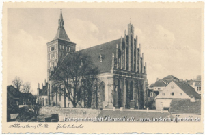 St.-Jakobi-Kirche (Postkarte ungelaufen, ca. 1940)